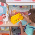 Casuta Distractiva de la Plaje - Fun Beach House cu Roata Ferris Wheel Dollhouse - Casa din lemn pentru papusi de la KidKraft